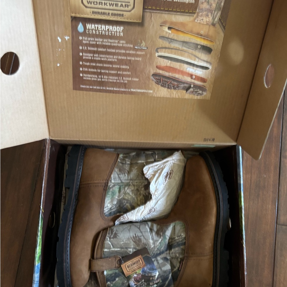 Brown Waterproof Work Boots